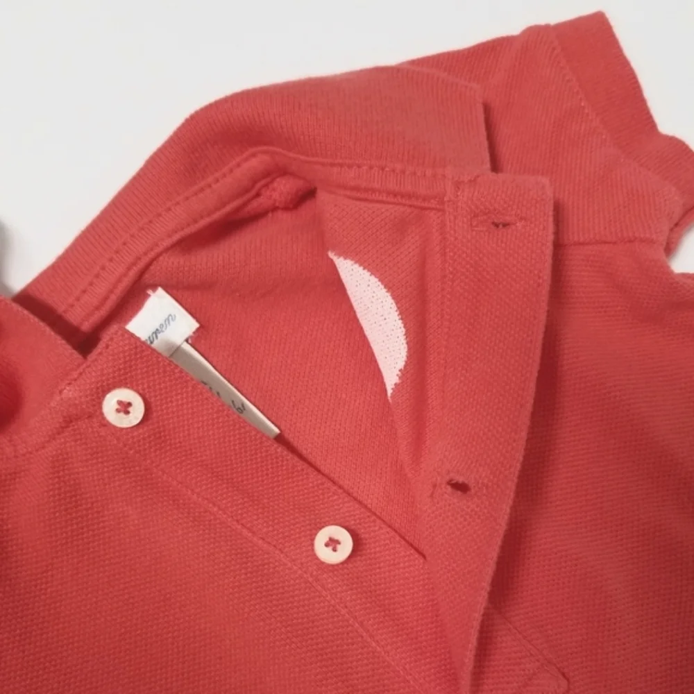 Ralph Lauren Cotton Pique Polo Amalfi Red Sz 3mo Infant